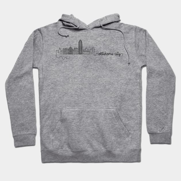 Oklahoma City City Signature Hoodie by kursatunsal